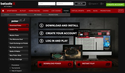 Betsafe Poker Screenshot