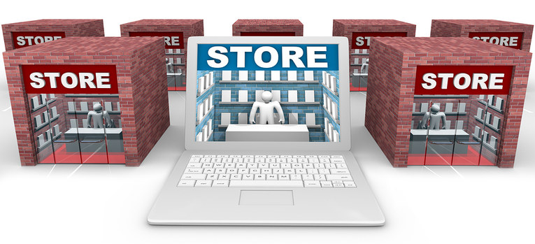 Online Versus In-Shop Graphic