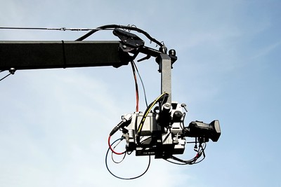 Television Camera on Crane
