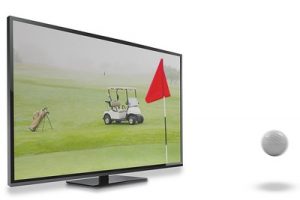 Kereta Golf dan Bendera Merah di TV